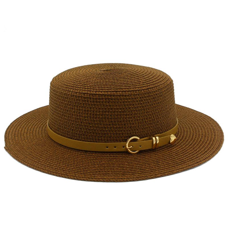 Women's New Spring and Summer Bowler Hat Fashion Panama Straw Hat Outdoor Sun Hat French Beach Hat Cool Hat