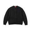 Supreme Applique Cable Knit Sweater 'White' Men's SUP-FW23-230
