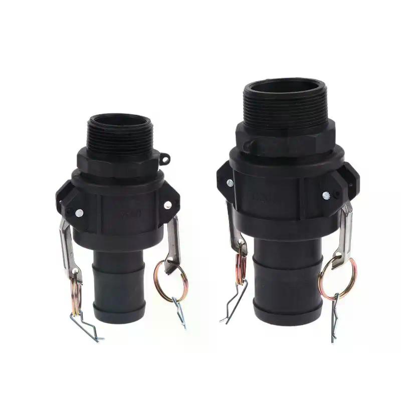PP Quick Joint Type C+F Chemical Plastic Acid And Alkali Resistance Flexible Buckle Type Wire Hose Quick Connection Head C300