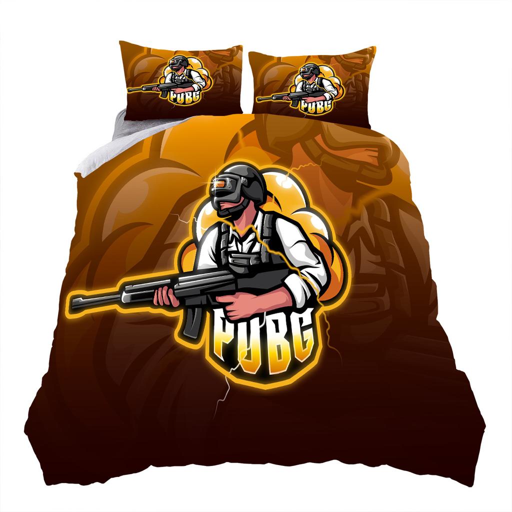 Series 3D Digital Printing Three-Piece Quilt Cover