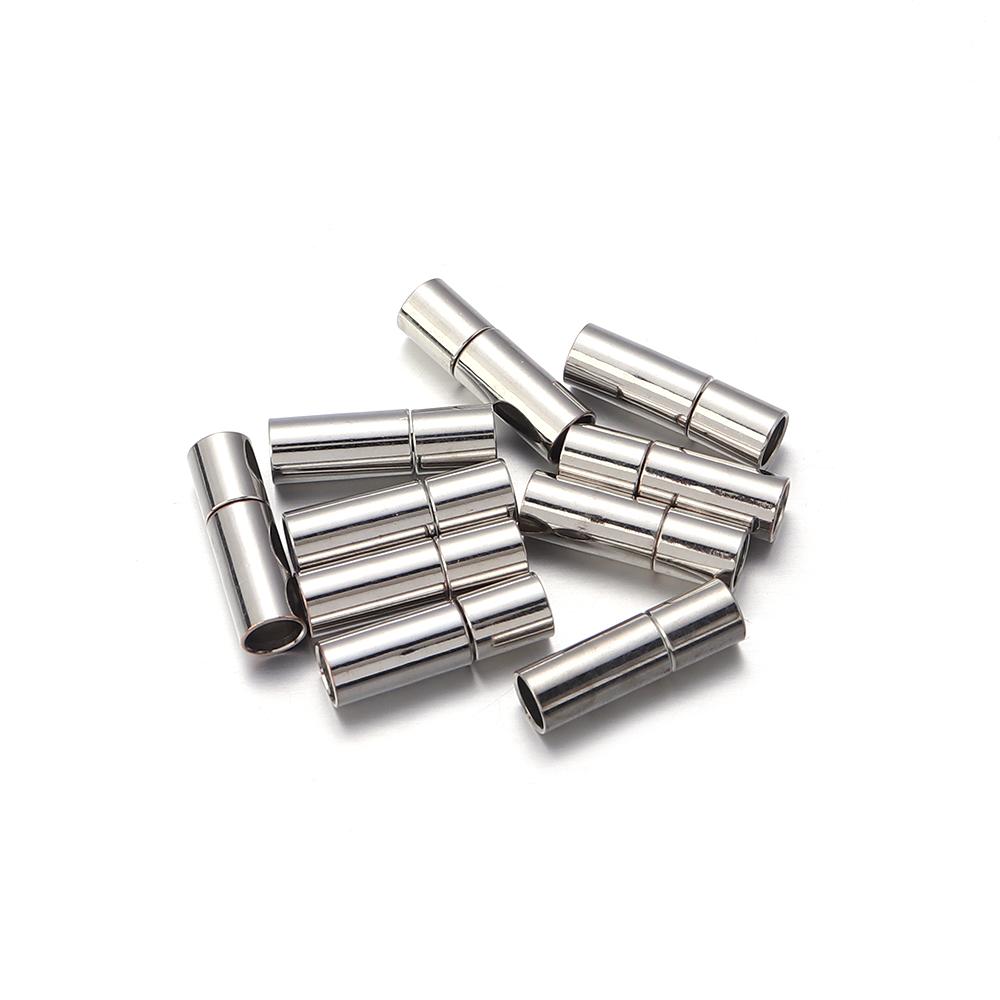 

10pcs Leather Cord Ends Caps for Jewelry Making 2 3 4 5 6 7 8mm End Clasps Fasteners DIY Bracelet Necklace Finding Wholesale 2mm