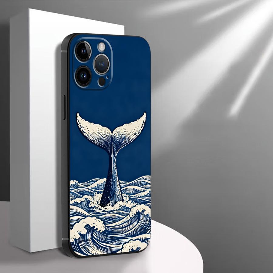 Creative Marine Organisms Art Phone Case for Apple iPhone 17 Pro Max 13 17e Air 11 12 XR XS MAX 15 Pro 7 8 14 16 Funda Phone