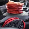 Universal Car Trash Can Collapsible Double-Layer Leather Garage Bag Center Console Storage Bag Leak-proof Waterproof Organizer