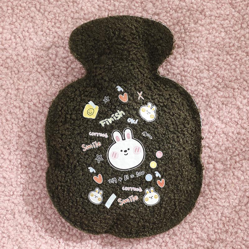 320Ml Soft Hot Water Bottle Winter Hand Warmer Cute Kawaii Water Bottle For Girls Portable Waist Hand Bed Warm Bottles