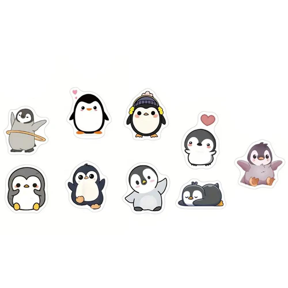 100-500 Stück Pinguin Tier Aufkleber Cartoon Abnehmbar Notizbuch Graffiti Aufkleber Dekoration DIY Geschenk Backen Paket Umschlag Etikett