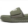 New Balance New Val Velcro Slippers Indoor Shoes Cushioning Khaki Sdka2