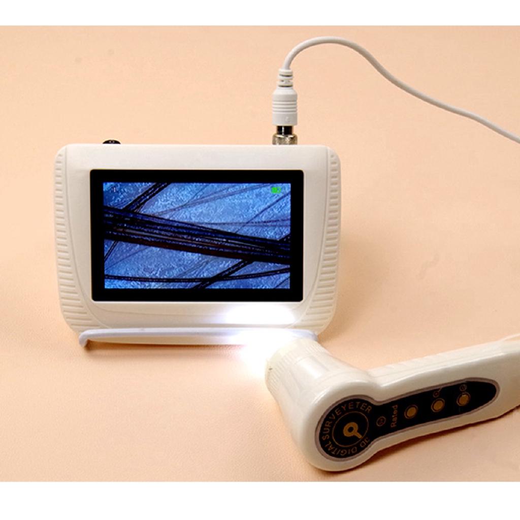 Electric Portable Facial Skin Detector Moisture Tester Hair Skin Analyser Machine Professional Digital Dermoscopy Skin Care Tool New