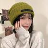 Unisex Knitted Wool Hat for Autumn/Winter - Large Fit, Small Face, Slouchy Style, Warm for Couples