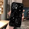 Galaxy Space Moon Star Phone Case For iphone 17 Pro Max Air 16 15 14 13 Pro Max 15 16 Pro 15Plus