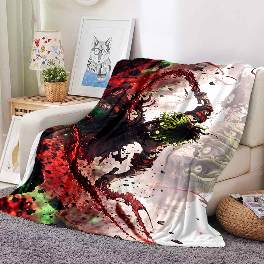 1Pc Vibrant Abstract Fusion Flannel Blanket, Soft And Comfortable, Casual Warm, Camping Travel, Christmas, Halloween Xmas Gift S1503