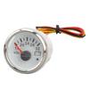 52mm Voltmeter Gauge 18V?32V White Dial Face Silver Bezel Universal Electrical Pointer Voltage