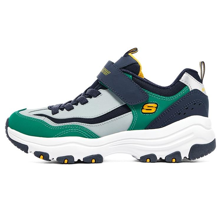 (GS) Skechers I-Conik  Green Navy White  Kids  8701645L-LGNV EU 32