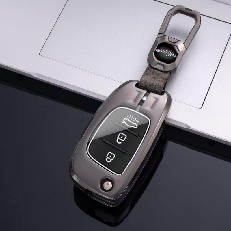 Fashion Car Flip Key Case Cover for Hyundai Solaris Creta Ix25 Kona Tucson Sonata FE I40 Elantra Ix35 I20 Ix45 HB20 Accent