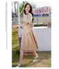 [Shirt Skirt] Summer Solid Color Simple Age Reducing Mid Length Women's Dress