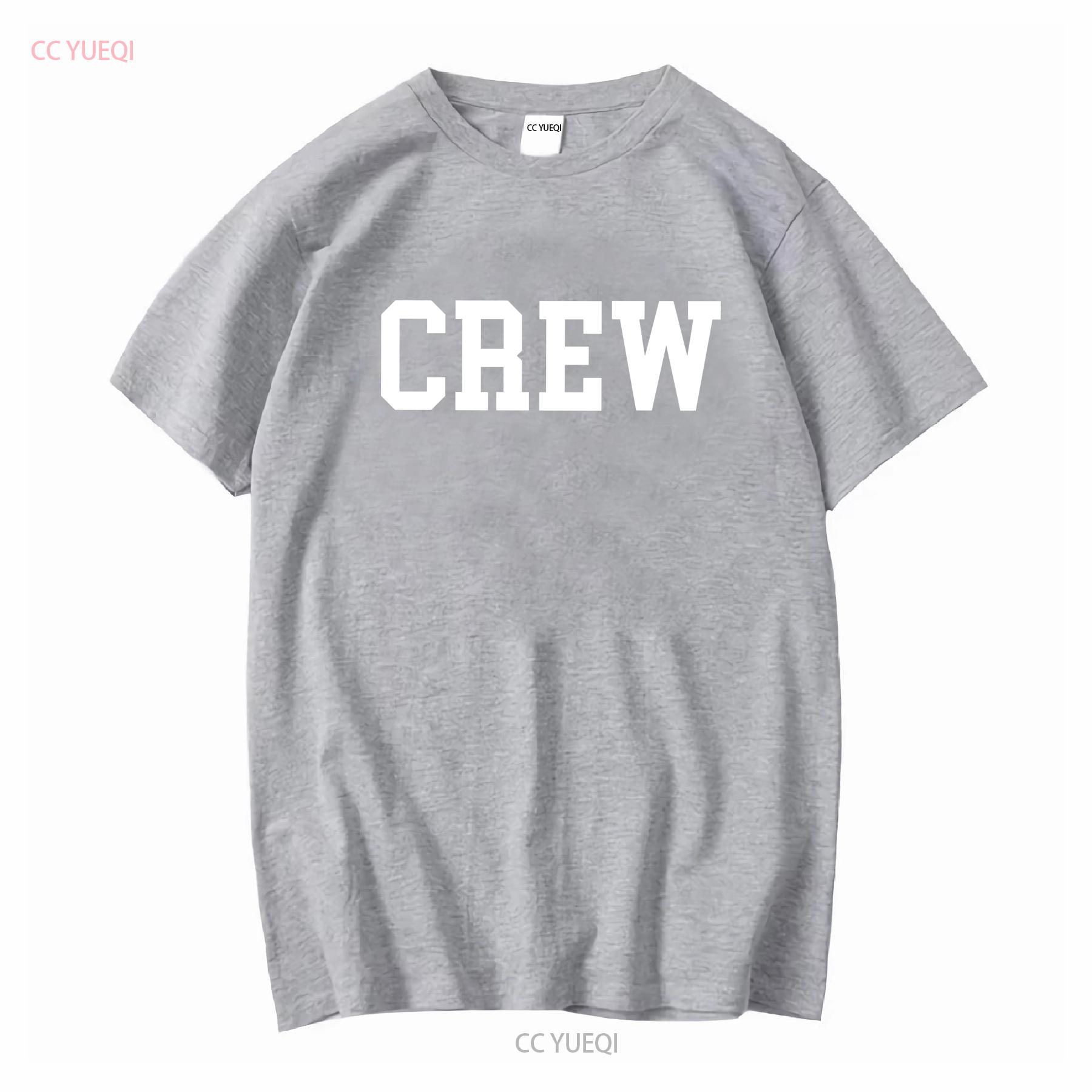 

Crew T shirt Stage Staff Management Roadies Sound Workwear Uniform Top vintage Washed Soft Comfortable graphic Versatile homme L