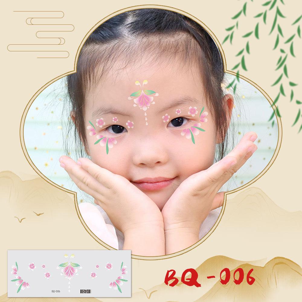 Ruikalong Children's Ancient Style Forehead Stickers for Hanfu Costume Makeup