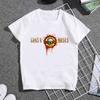 Hot Sale Gun N Roses Rock Band Print Fashion Kids T shirt Girls Summer Tops Baby Boys Clothes Children Short Sleeve T-shirts