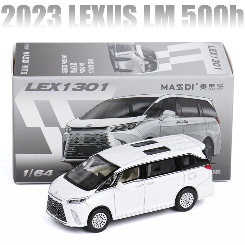 1:64 Lexus LM500h 2023 MPV Alloy Car Diecasts & Toy Vehicles Car Model Miniature Scale Model Car For Children