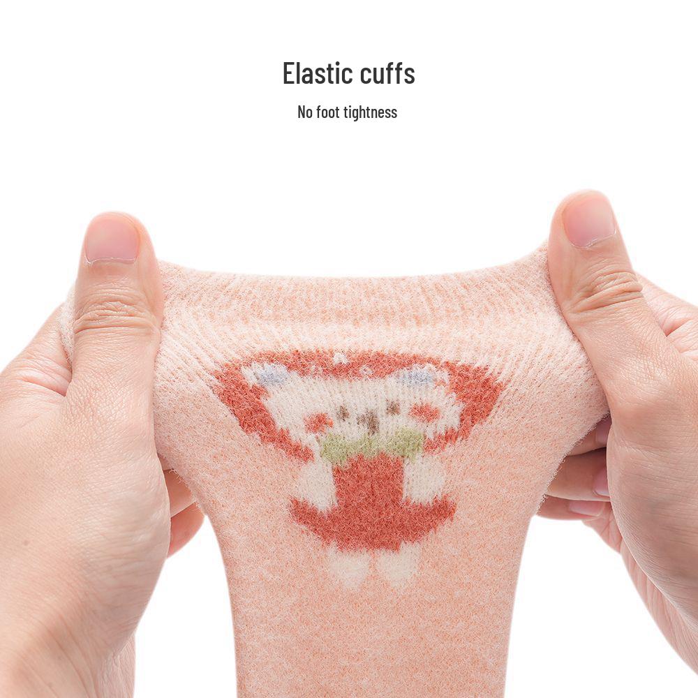 Winter Thickened Non-Slip Over-the-Knee Baby Socks 0-3 Months for Boys and Girls