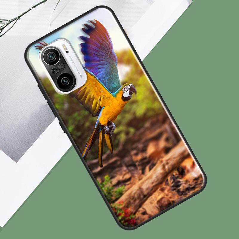 Animal Parrot Birds Case For Xiaomi 13 14 15 Ultra 13T 14T 15T Pro 17 Pro Max POCO F7 F5 F6 X5 X6 X7 Pro Cover