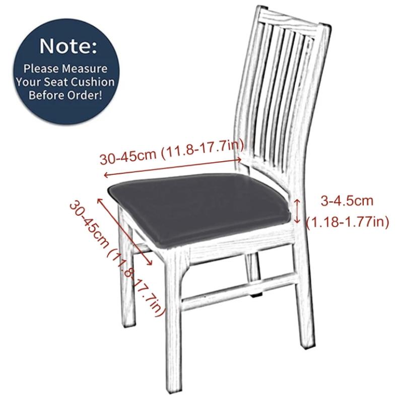 1Pcs Solid Color High Elastic Chair Cover Soft Chair Seat Covers Comfortable Chair Slipcover Minimalist Style Chair Protective Cover