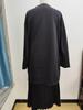 2025 Autumn Retro Women's Casual Set: Round Neck Loose Top & Half-Length Skirt