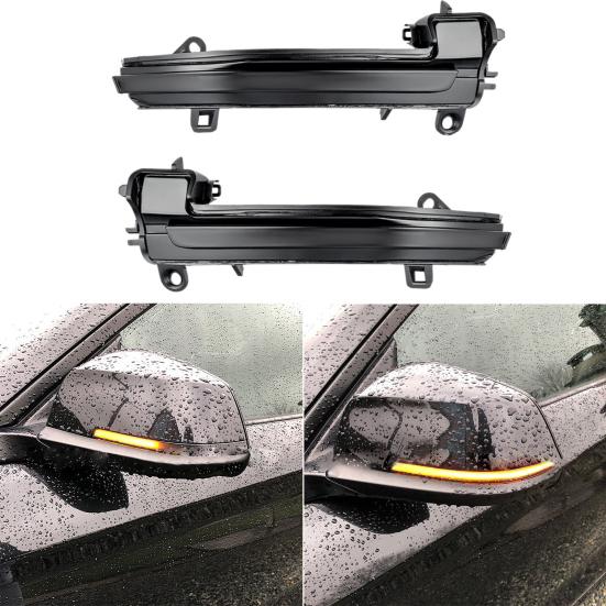 

2шт динамический сигнал поворота зеркала заднего вида индикатор для Bmw 1 2 3 4 серии