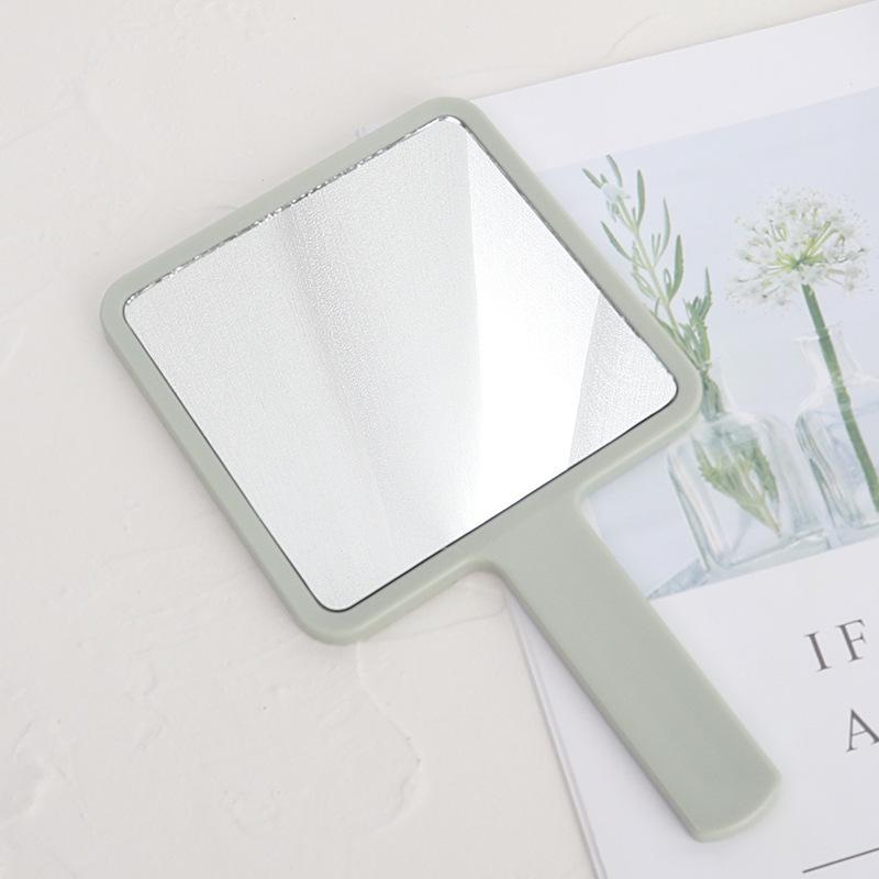 Custom Logo Square Handheld Makeup Mirror - Portable Cosmetic Mirror for Beauty & Gifts