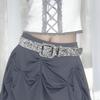 Sequin Designed Belt Decorative Waistband for Women Fashionable Waist Accessory for Parties Wear and Celebrations