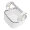 Bird Toilet Stand with Bucket Aluminium Alloy Sturdy Structure Portable Tabletop Bird Potty