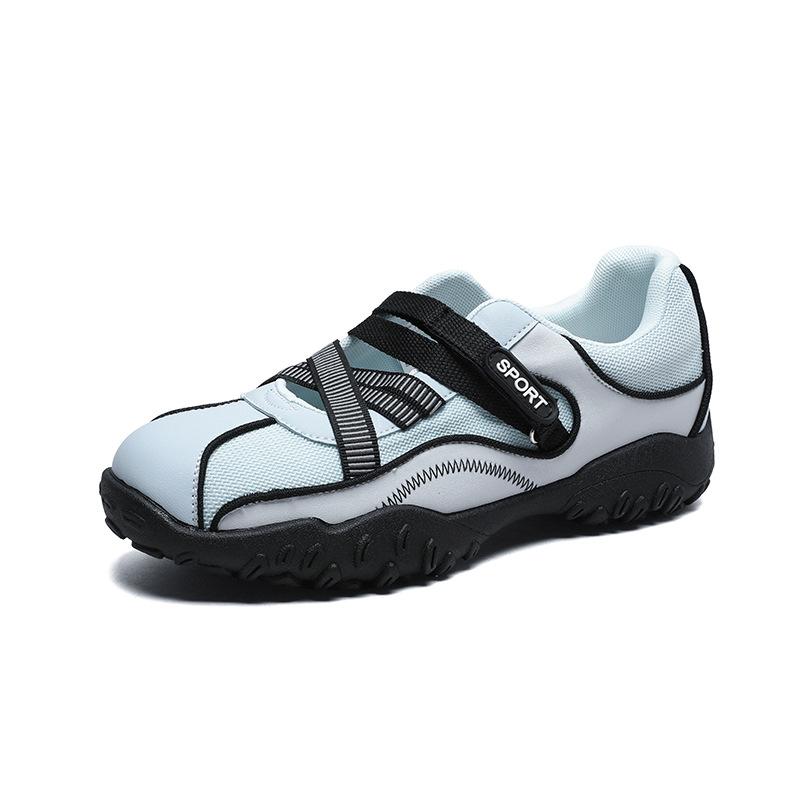 Outdoor hiking shoes women's summer thin thick-soled heightening creek shoes lightweight and breathable casual sports dad shoes