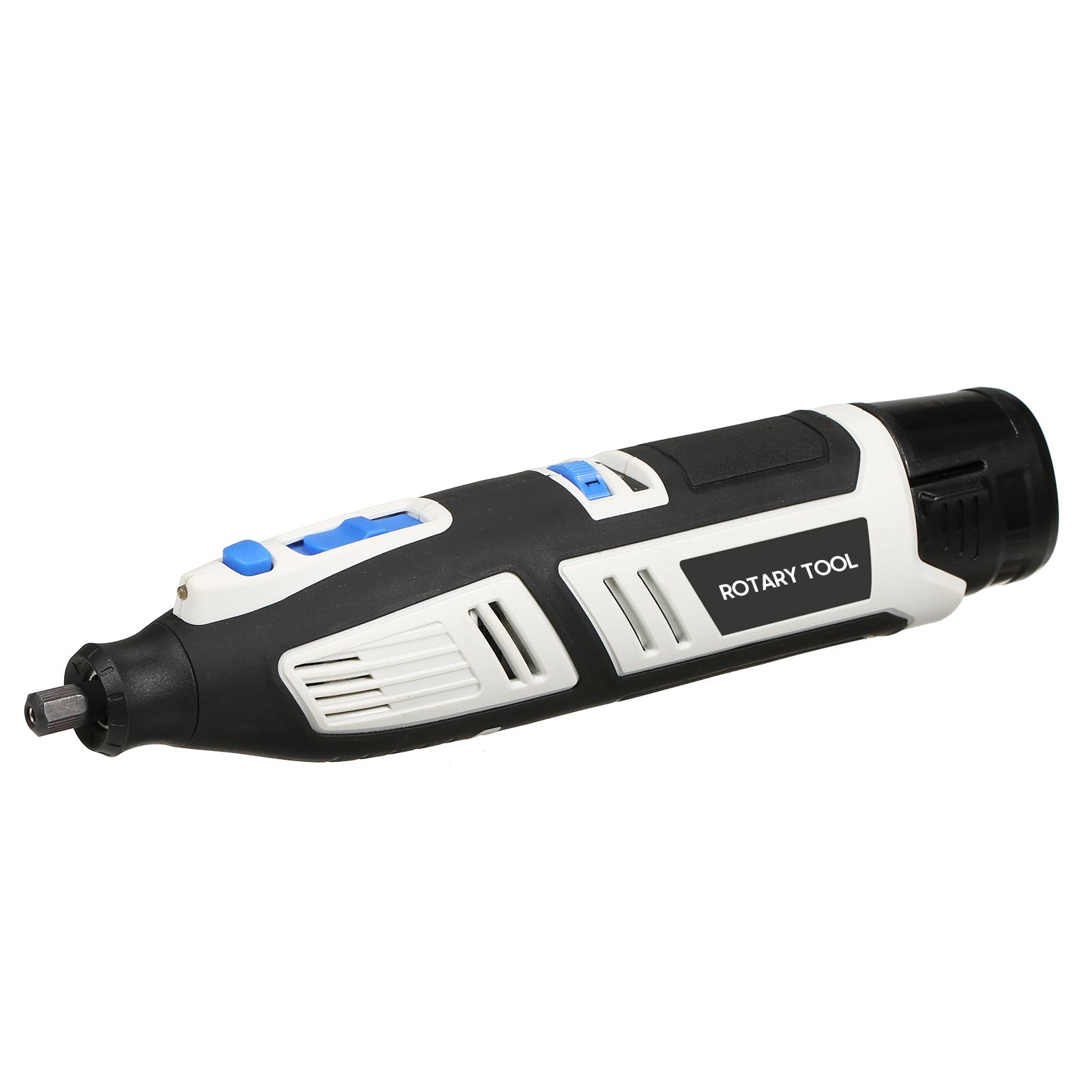 

12V Cordless Rotary Tool Kit Electric Chainsaw Chain Sharpener 5000-25000RPM Handheld Craft Tool 200 Replaceable Accessories US