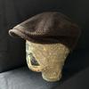 Nieuwe Trendy Vintage Geruite Newsboy Pet Mannen Vrouwen Retro Tweed Platte Ivy Chauffeursmuts Warme Wol Geruite Baret Herfst Winter Hoofddeksel