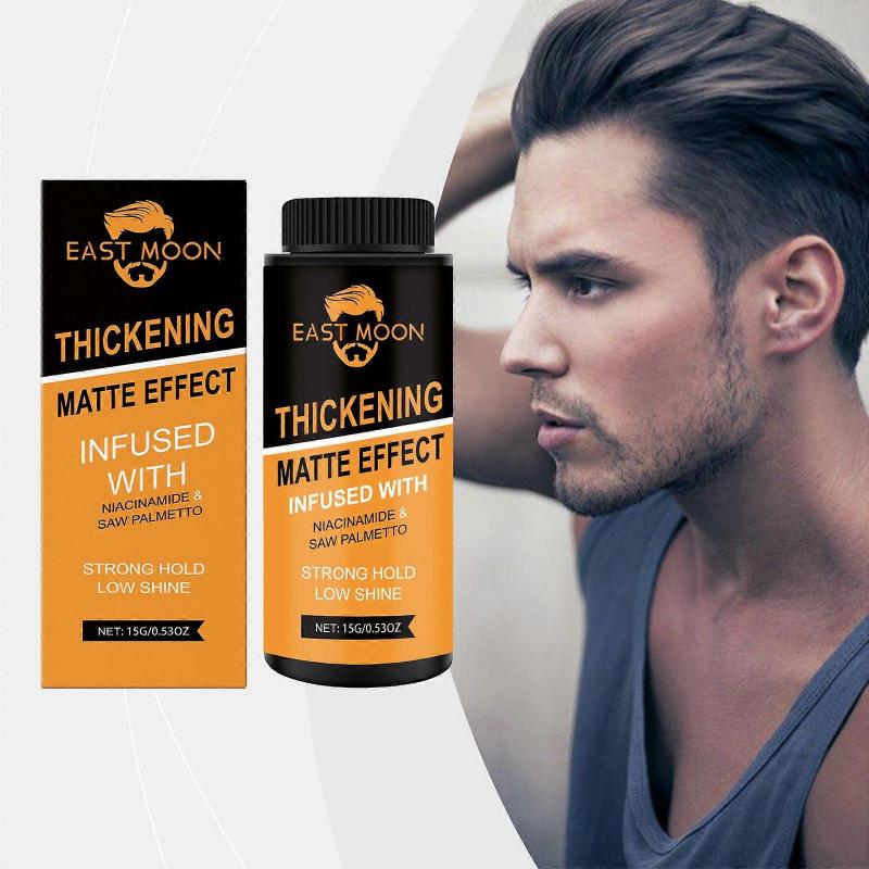 Herren Mattes Stylingpuder Sanfte Ölkontrolle Flauschiges Natürliches Fixieren Haar Langanhaltendes Stylingpuder
