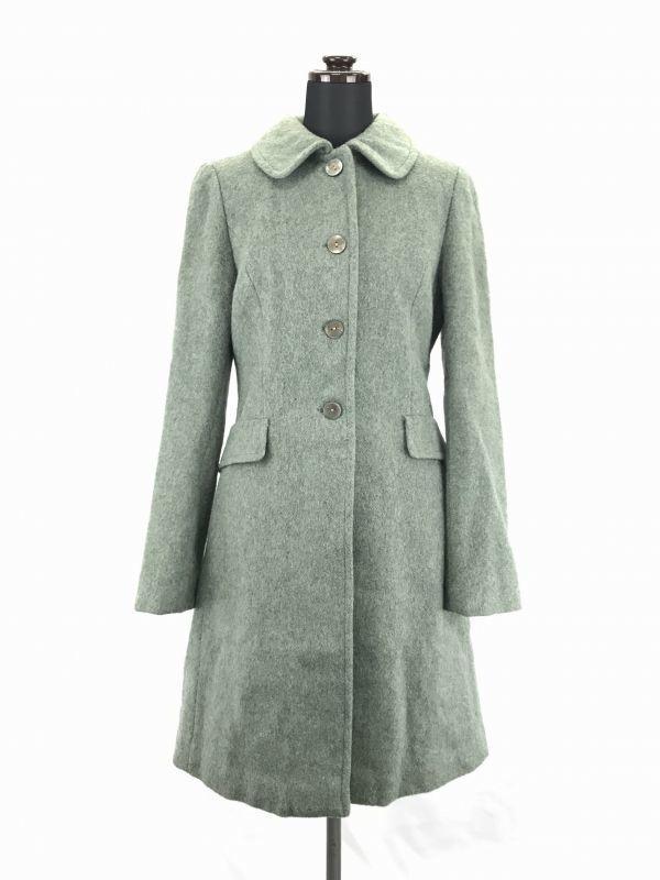

TOCCA/Long Coat/Outerwear/4/Women’s S-M/Green/Pastel Color/Center Vent/USA Made(USED)