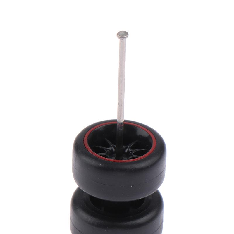 Yenilikçi Abs Temel Modifiye Parçalar Araç Oyuncak Hotwheels Tomica Mini Gt İçin 1 Set 1/64 Model Araba Lastikleri Kauçuk Lastikli