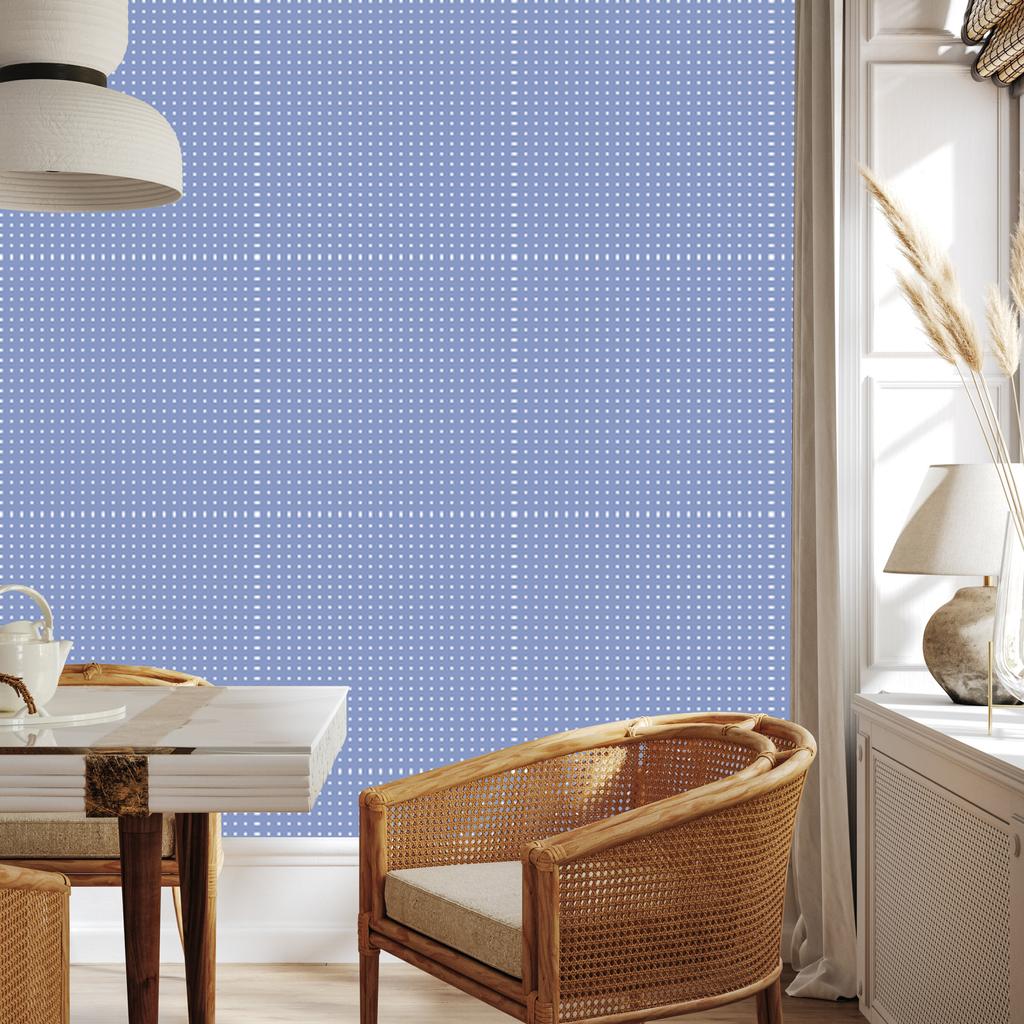 Blue Dots Wallpaper, Blue Center for Living Room and Bedroom 50x1000