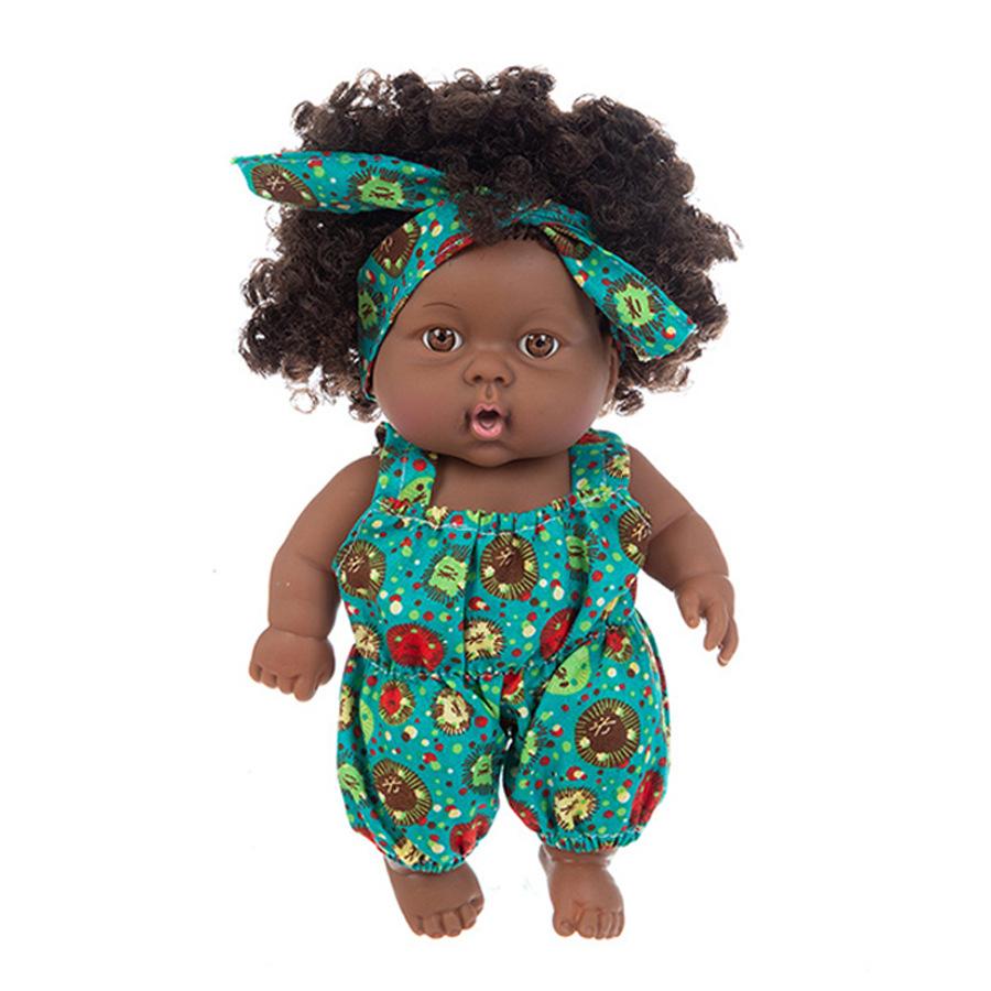 Inch Soft Rubber Reborn Baby Doll Fashion Dress Up Play Toy For Girls