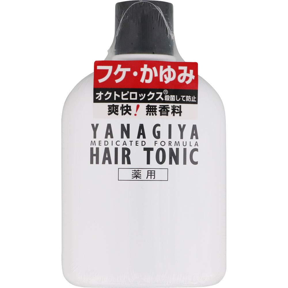 Yanagiya Honten Medicated Hair Tonic for Dandruff and Itching 240ml