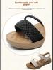 2025 Summer Fashion: Soft Sole Wedge Sandals for Middle-Aged Women