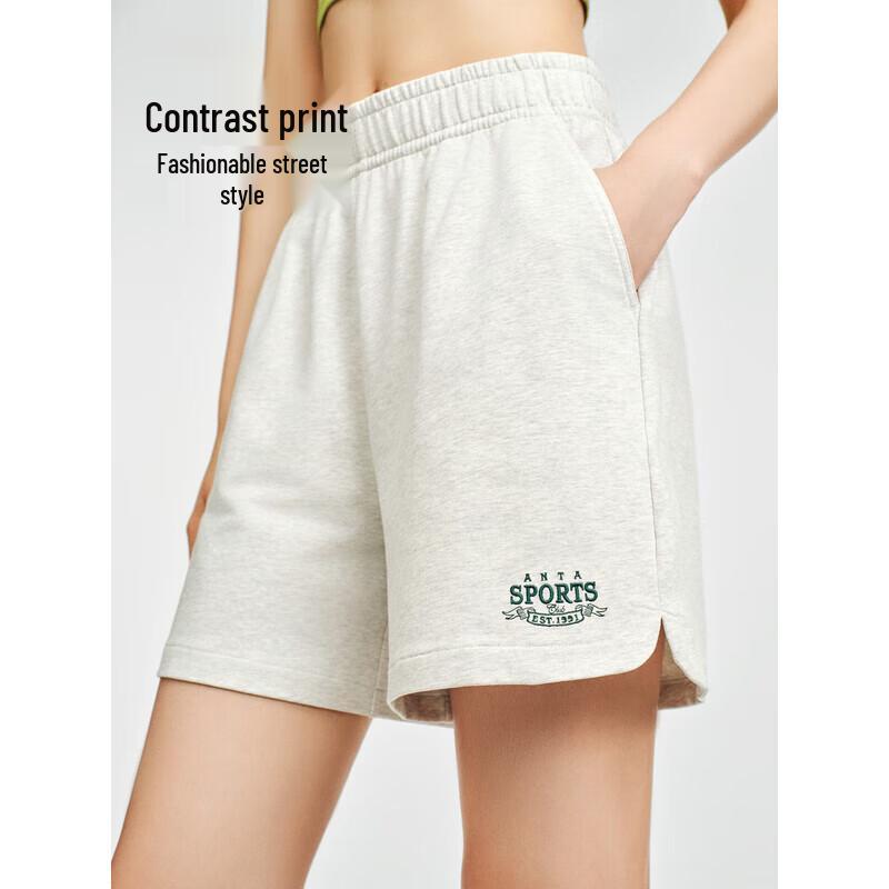ANTA Women s Casual Knit Mid-Thigh Shorts 170/L