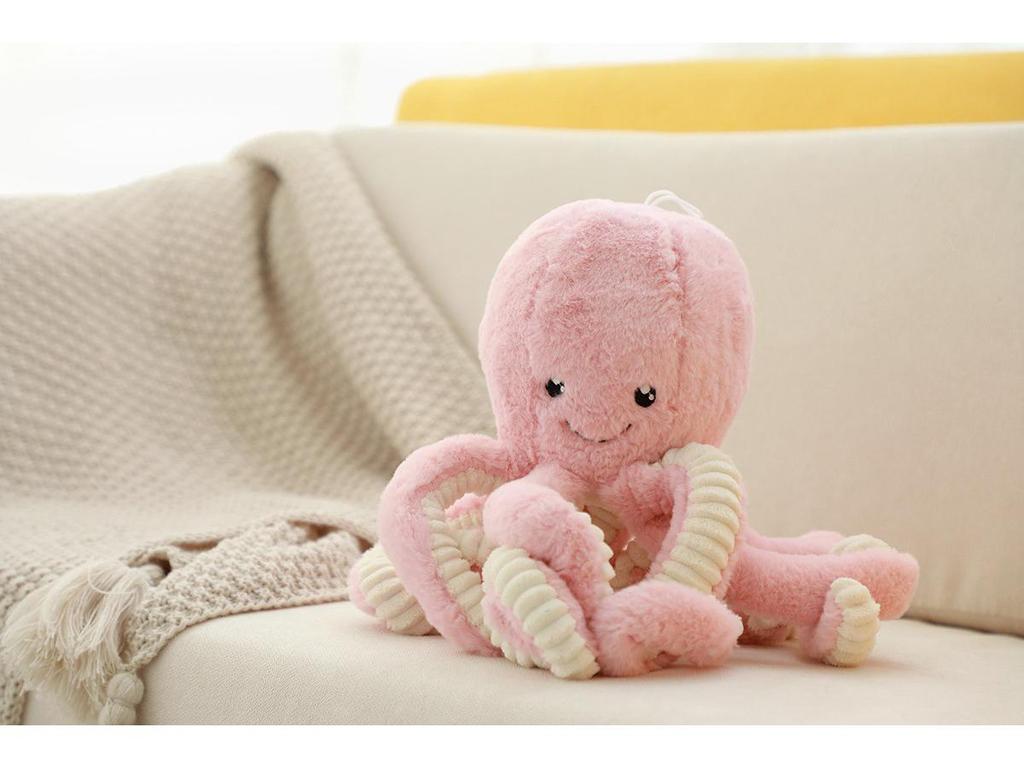 UK Baby Octopus Plush Soothing Doll Toy - Ocean-Themed Gift for Children