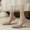Pointed Toe 2026 Summer New Heightened Bridesmaid Bridal Shoes Stiletto Temperament High Heels