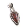 Natural Ethiopian Opal Gemstone Handmade 925 Solid Silver Pendant 1.25'' d3C66