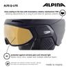 ALPINA ALTO Ski and Snowboard Visor Helmet with Mirror Eyeglass Adjustable Size Q-LITE Visor, Compatible, (59-63 cm)