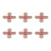 10pcs Brown Iron On Patch Bandage Design Applique Patch Funny Embroidered Patch  For Clothing Repair