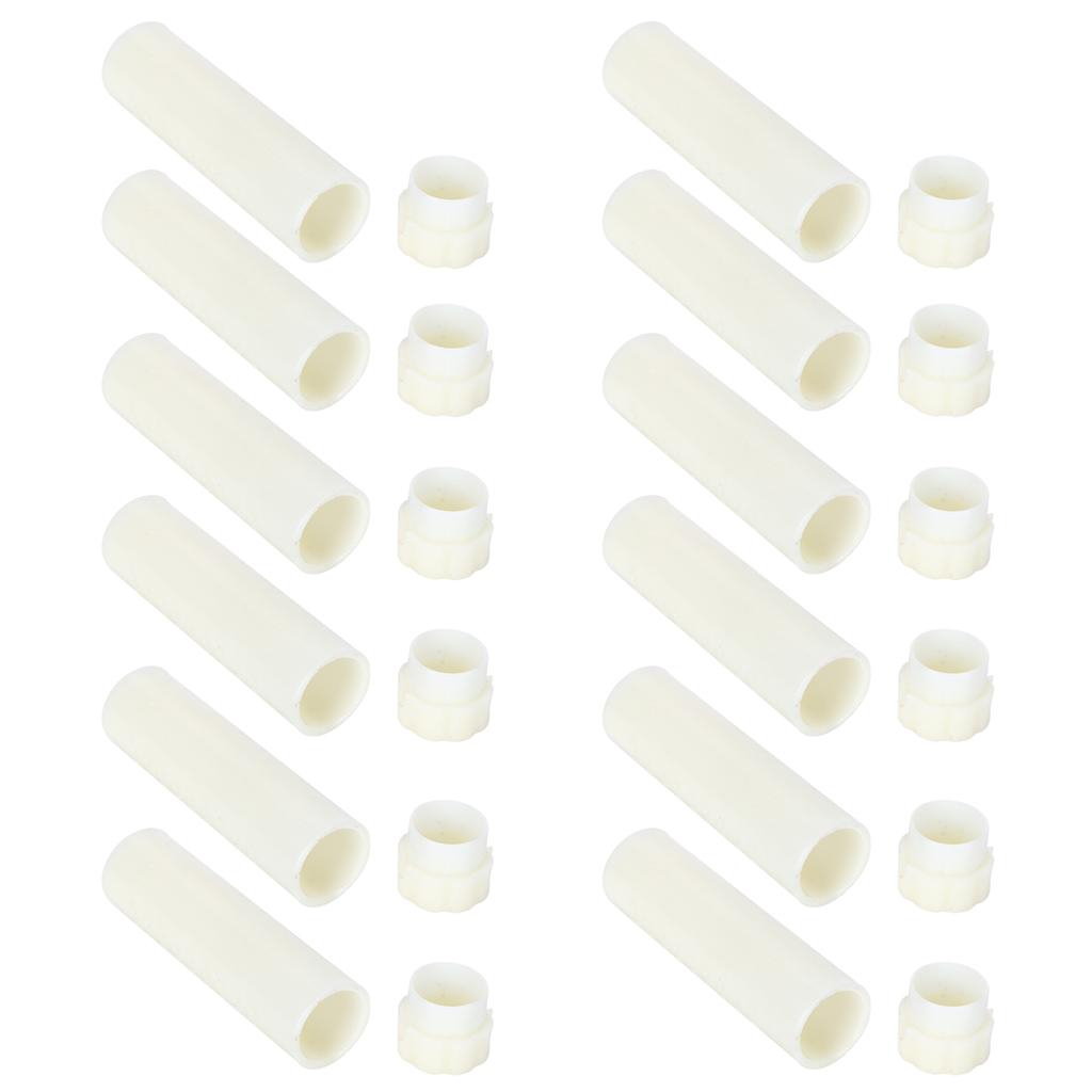 12PCS Queen Bee Cages Plastic Protective Cover Rearing Cup Beekeeper Beekeeping Supplies