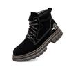 New Arrival Men Outdoor Ankle Boots Fashion Male Flats Lace-Up Men's High Top Walking Shoes High Quality Male Motocross Boots
