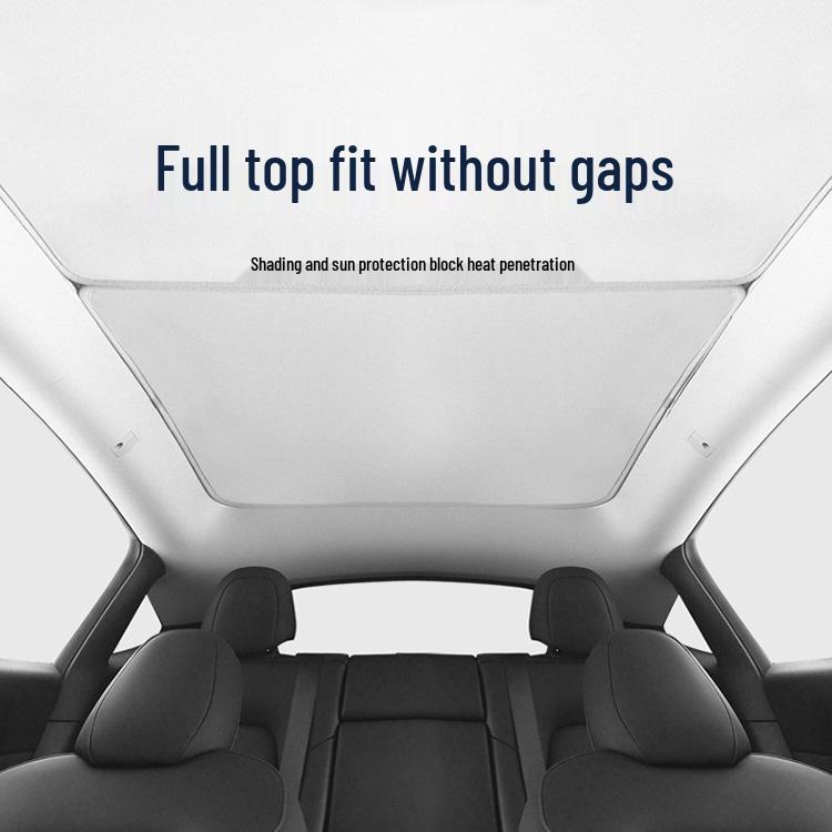 Tesla Model 3/Y Panoramic Sunroof Ice Crystal Heat Insulating Sunshade.