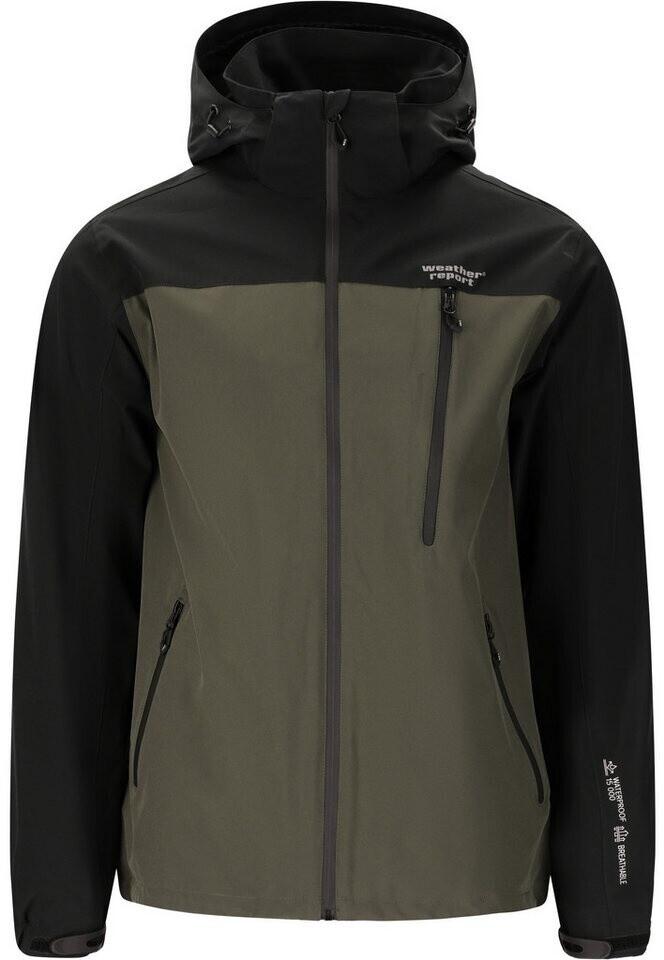 Куртка Weather Report rain jacket DELTON W-PRO15000 черно-зеленая
